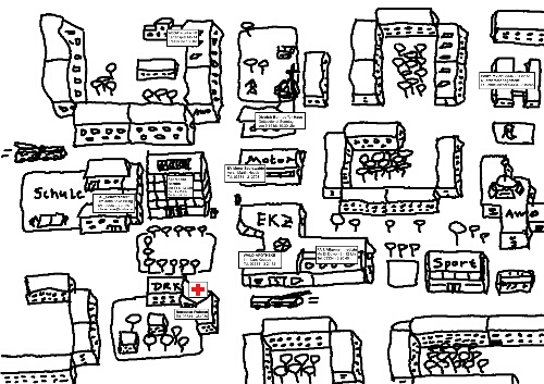 Brandenburgisches Viertel zum Ausmalen für Kinder ... zum PDF-Download